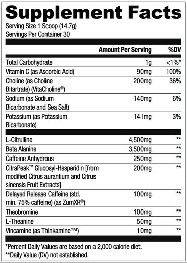 RYSE Loaded Pre Workout (30 Serv) - Pre Entreno Dosis Clínicas