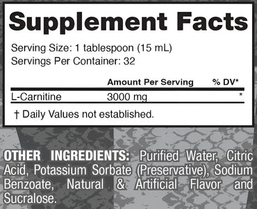 Dragon Pharma L-Carnitine 3000 | Quemador de Grasa - Quemadores