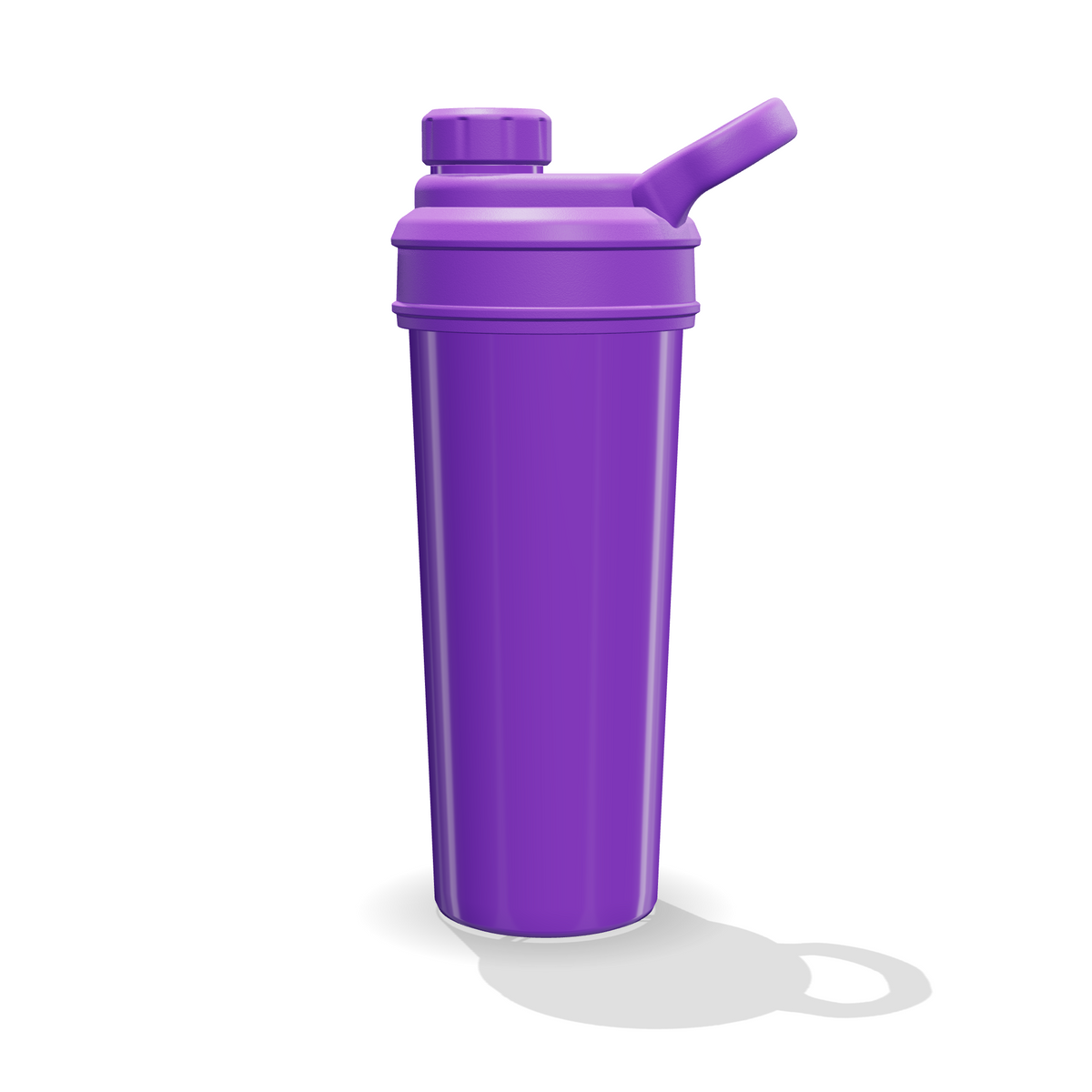Parte trasera lisa del shaker CBUM morado de 700 ml