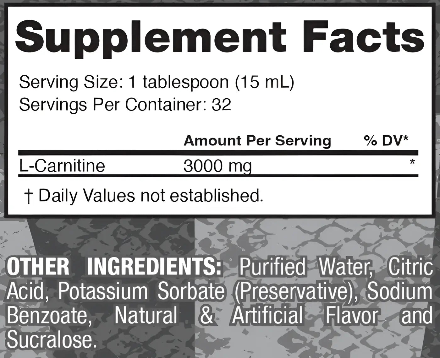 Dragon Pharma L-Carnitine 3000 | Quemador de Grasa - Quemadores
