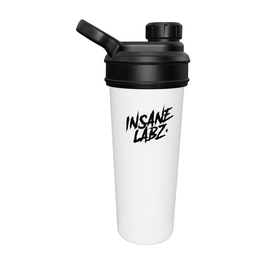 Modelo 3D del shaker Insane Labz translúcido de 700 ml para girarlo 360 grados