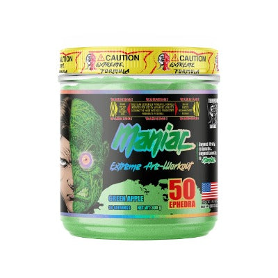 Envase de Terror Labz Maniac pre entreno 30 servicios